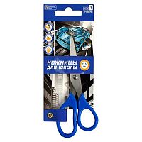 Ножницы детск. 13,5см ФЕНИКС "Гонки" 66047 нерж.сталь,синий