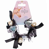 Резинка д/волос "Чёрная дымка" 428-806