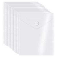 Папка-конверт на кнопке А6 deVENTE 3079568 прозр.,180мкм