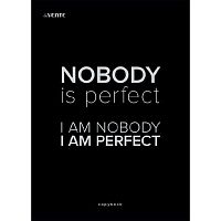 Тетрадь 80л. (клетка) А4 deVENTE "Nobody is perfect!" 2058201 обл.целлюлоз.карт.,ВД-лак