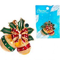 Брошь "Зимняя сказка - Шарики" 546-094