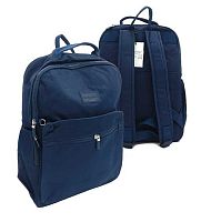 Рюкзак школьный SANVERO 21004 41*30*16см 2отд.,4карм.,п/э,уплотн.спинка,синий