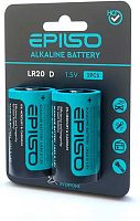 Батарейка EPILSO LR20/D 2 Blister Card 1.5V (БП-00000333)