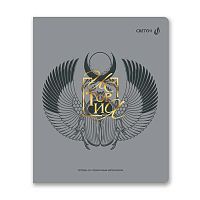 Тетрадь предм. 48л. СВЕТОЧ пластик.обл. "Архивариус-История" Т290 (01876) тисн.фольг.(клетка)