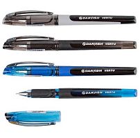 Ручка шар. Darvish "Vertu" SR-12806 синяя,0,7мм,резин.держ.,корп.асс.