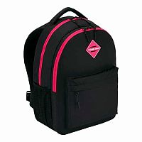 Рюкзак EK EasyLine "20L Black&Pink" 48611 чёрный,2отд.
