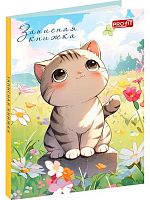 Записная книжка А7  48л. Проф-Пресс Profit "Котёнок в поле" 48-1713 тв.обл.,глянц.лам.