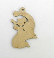 Деревянная заготовка Подвеска Новогодняя ПДВ-НГ-11