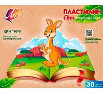 Пластилин 30цв.,450гр. ЛУЧ "Zoo" 31С 2064-08