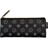 Пенал-косметичка deVENTE 215*90*10 "Monogram" 7024444 (35предм.) чёрн.,плоск.,кож.зам.