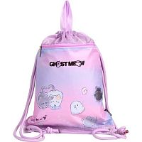 Сумка д/обуви и спорт.секций deVENTE 33*46см "Ghost Meow" 7040640 сирен.,водооттал.ткань,1отд.