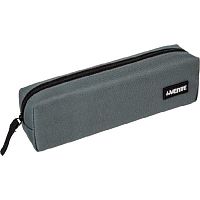 Пенал-косметичка deVENTE 210*60*40 "Grey" 7029481 (30предм.) серый,прямоуг.,текстил.,аппл.