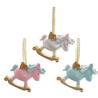 Подвесное украшение НГ REMECO Символ Года 2026 "Лошадка" 826200 полимер,6*2*5см,асс.