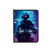 Папка д/тетрадей А4+ EK "Cyber Game" 61193 пластик,550мкм,на молн.