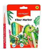 Фломастеры 12цв. KEYROAD KR971587 к/к