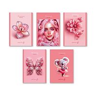 Блокнот А6  48л. SVETOCH "Розовый блеск" Б261 (01732) клетка