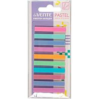 Набор самокл. этикеток-закладок deVENTE 44*6мм,10*20л. "Pastel" 2011462 пластик.,п/прозр.,8цв.