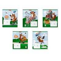 Тетрадь 18л. (клетка) EK "Хитрый лис" 58249 асс.