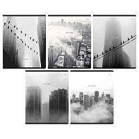 Тетрадь 48л. (клетка) BG "Sity vibe" 08806 soft-touch лам.,асс.