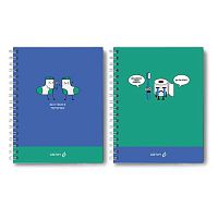 Тетрадь 96л. (клетка) SVETOCH спираль "Мы команда" Т212 (01556) тв.обл.,глянц.лам.