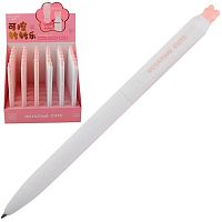 Ручка гелевая авт. КОКОС Inmorning "Cat" 252089 синяя,0,5мм,цв.корп.,асс.