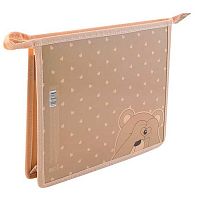 Папка д/тетрадей А5 КОКОС "Мишка" ПМ-А5-291/261754 пластик,/карт.,1отд.,на молн.