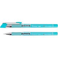 Ручка шар. HAUSER "Sonic" H6093B синяя,игольч.,резин.держ.,голуб.корп.