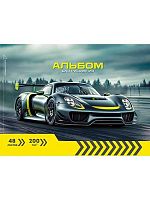 Альбом для рис.48л. Проф-Пресс склейка "Авто на фото" 48-2198 твин-лак,офсет 200гм2