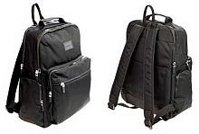 Рюкзак школьный SANVERO BP21006 41*30*16см 2отд.,4карм.,п/э,уплотн.спинка,чёрный