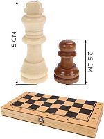 Игра настольная Рыжий кот "Шахматы деревянные" ИН-4132, 29см