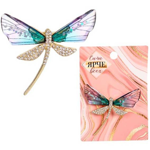 Брошь "KLEVER KS - Стрекоза" 546-241