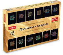 Комплект тетрадей предм. 48л. ХАТ "Салют предметов" со.справ.инф.,мат.лам.,3Dфольг.,3Dлак(12шт.)