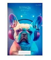 Тетрадь для нот 40л. А4 ЭКСМО спираль "Любитель музыки" ТНС40277 вертик.,глянц.лам.