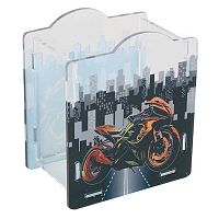 Подставка-стакан д/пиш.принадл. КОКОС "Moto drive" 251891 акрил,80*95мм