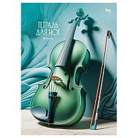 Тетрадь для нот 24л. А4 BG спираль "Music in the soul" 62511
