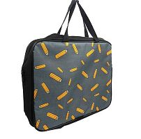 Сумка-планшет А4 ПЧЕЛКА ПШ-11 "Карандаши" широкая,тв.дно,ткань,дизайн