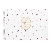Альбом для рис.40л. Be Smart спираль "Posy. Белый" N6384 бум.120г/м2