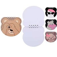 Блокнот А7  40л. КОКОС спираль "Animals" 260727 глянц.лам.,асс.