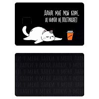 Наклейка на банковскую карту ФЕНИКС "Кот" 71703 ПВХ (2шт.)