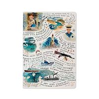 Тетрадь 40л. (клетка) BV "Морской мотив" 7-40-001/150 мел.карт.,мат.лам.софт-тач,беж.бум.