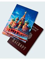 Обложка д/паспорта Миленд "Столица" ОП-7770 ПВХ