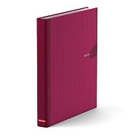 Папка 2 кольца 35мм EK А4 "Work Inside" 19871 бордовая,лам.карт.