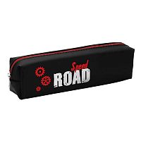 Пенал силикон КОКОС 200*50*40 "Speed road" 250372 прямоуг.,1отд.