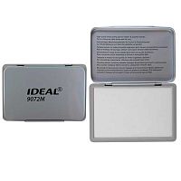 Штемпельная подушка IDEAL 9072M (190568) 70*110мм метал.,настол.,неокрашенная