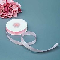 Лента 1,2см*22,85м атласная св.-розовая Микрос ч37717