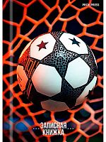 Записная книжка А7  64л. Проф-Пресс "Футбольный мяч-23" 64-8643 тв.обл.,глянц.лам.