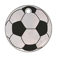 Брелок светоотражающий MAZARI "Футбол" M-7209 