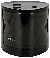 Точилка электрическая LOREX "Total black" LXSREL-TB чёрная,с контейнером,пластик.