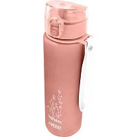 Бутылка пластик. 560мл deVENTE 8090561 пудрово-розовая,с диффузором,текстил.петл.