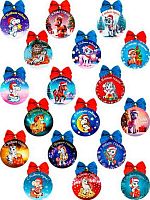 Подвеска с предсказанием Миленд Символ Года 2026 "Лошадки" 100*80мм НУ-6660 под скретч слоем